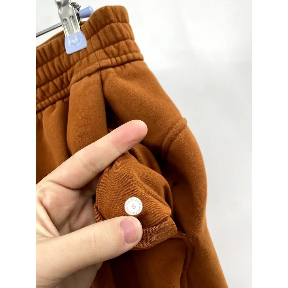 Lululemon Orange loungeful straight Leg Pants